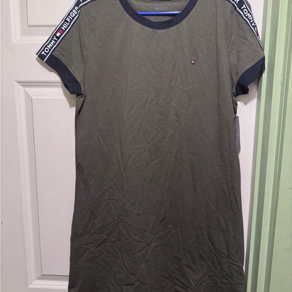 Tommy Hilfiger Dark Olive Tee dress